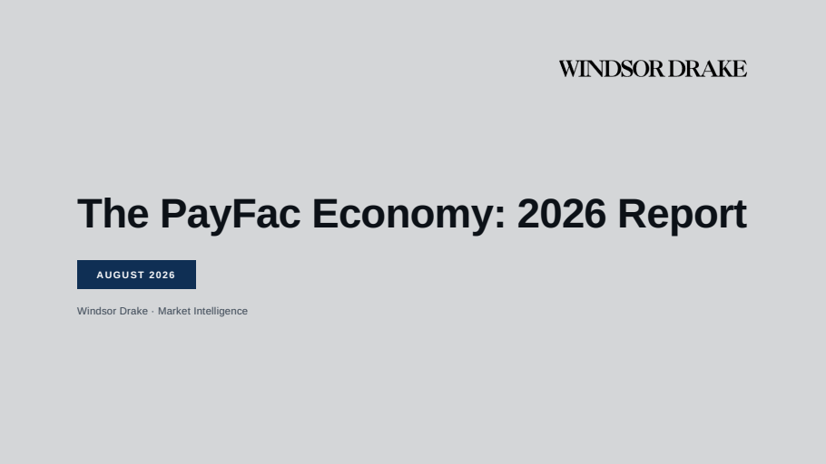 Cover of The PayFac Economy: 2026 Report slide deck