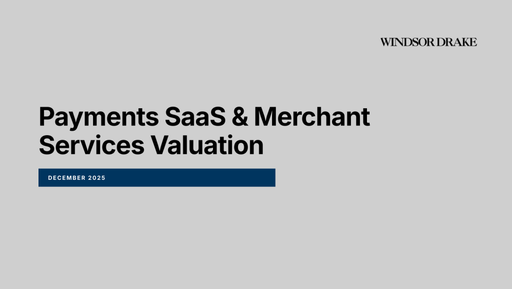 payments saas merchant services valuations