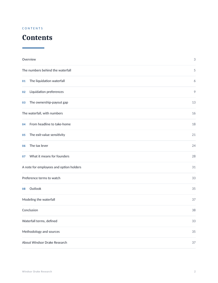 Report: The Net-Proceeds Report 2 The Net-Proceeds Report interior page