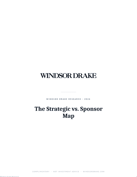 Windsor Drake Research (Wall) 43 The Strategic vs. Sponsor Map report title page