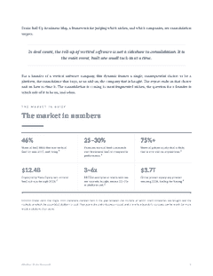 Windsor Drake Research (Wall) 20 The Vertical SaaS Roll-Up Report at-a-glance metrics page