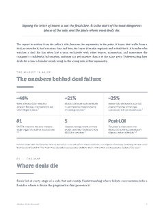Windsor Drake Research (Wall) 32 Why Deals Die at-a-glance metrics page