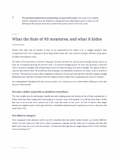 Windsor Drake Research (Wall) 42 The Rule of 40 Premium exhibit page