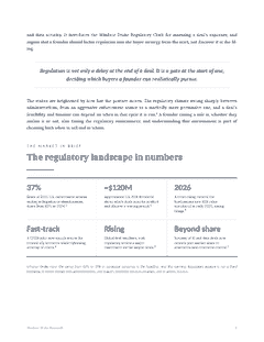 Regulation as the Deal Clock at-a-glance metrics page